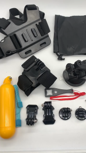 12 IN 1 Aksesories Universal Full Set Camera Action Kombinasi Acc Fotografi  Kamera Aksi For Gopro Xiaomi Yi Kogan Brica Bpro Dji Bpro 5 Sjcam Ezviz Akaso Insta360 Sjcam Bcare Tali Dada Tangan Kepala Tongkat Selfi Suction Cup Stand  Botong Ambung Tas