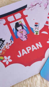 Mousepad Seri Negara Alas Mouse / Tatakan Mouse Suvenir Gift Souvenir Landmark