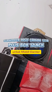 Subwoofer Pasif 12 Inch CM 1278 CARMAN 1278 Plus Box 12inch Untuk Mobil Canter