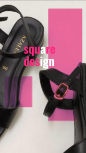 Duty Sandals - 1 inch heel sandals Square Design SM DUTY SANDALS