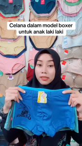 12 Pcs Celana Dalam Anak Sorex | Boxer Anak Laki Laki Sorex TM 703 | Celana Dalam Boxer Bahan Lembut