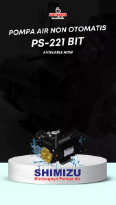 Shimizu Pompa Air Sumur Dangkal - PS221BIT - FREE ONGKIR Jabodetabek