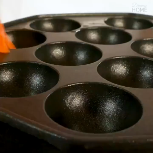 【Cozyhome2】7 Holes Takoyaki Grill Pan Plate Takoyaki Cooking Set Frying Baking Mold Tray Octopus Ball / Pancake Maker