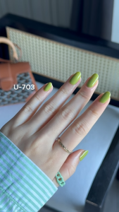 สีทาเล็บกึ่งเจล ยาทาเล็บ ไม่อบ U-DELI 16ml ไม่มีสารเคมีอันตราย High shine finishes เม็ดสีแน่น เงางาม แห้งเร็ว ไร้กลิ่นฉุน NO Paraben สีทาเล็บสีเขียว สีเล็บ ทาเล็บสวยๆ สีทาเล็บเจล - Lazada