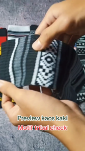 Kaos Kaki Oldschool Motif Tribal Skate Panjang Premium - Hosela Project