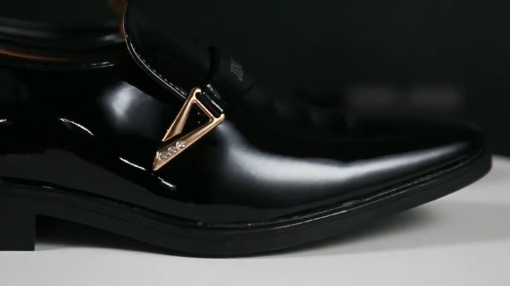 Brand WHITBY （3 Days Delivery）COD Mens Leather Shoes Glossy