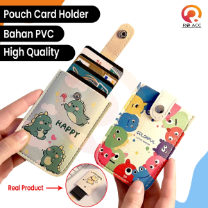 RO ACC - NVN-TK1 POUCH TEMPAT KARTU ID / BANK CARD / EMONEY MODEL TARIK PULL OUT CARD HOLDER SLOT UNIVERSAL