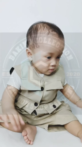 Setelan Rompi Sapari/Petualang Bayi Balita laki laki perempuan usia 8 Bulan - 4 Tahun