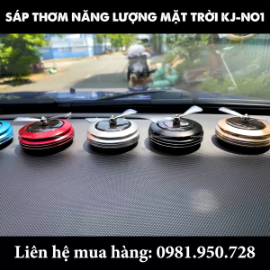 Sáp Thơm Cánh Quạt Năng Lượng Mặt Trời CIND KJ-NO1 Màu Đỏ 5g - Nhập Khẩu Chính Hãng