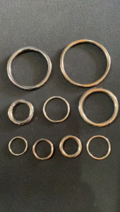 Ring Tas Bentuk Lingkaran / Bulat / Ring O Bahan Metal Nikel