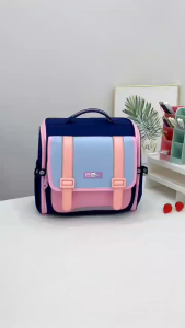 Children Students Cute Schoolbag British Style Horizontal Version Lightweight Breathable Protection Spine Backpack Shoulder Bag