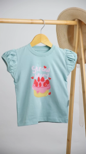 Kaos Anak Perempuan Cake Series Roti Cewe Kue Usia 1 2 3 4 5 Minimay Maysara