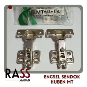 2 Pasang Engsel Sendok Merk Huben MT dan HB-Hitech-Lama-Ferlin-Mapla BUKAN HIDROLIS diameter 35mm