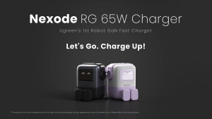 UGREEN Robot GaN 65W 3-Ports USB C USB A Fast Charger for iPhone 15 Pro Max/14/13/12//Macbook Air/iPad Pro/iPad Mini