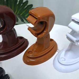 ขาจับราวม่านแบบพลาสติก 1 ชั้น สีหลากหลาย ดีไซน์เรียบหรู