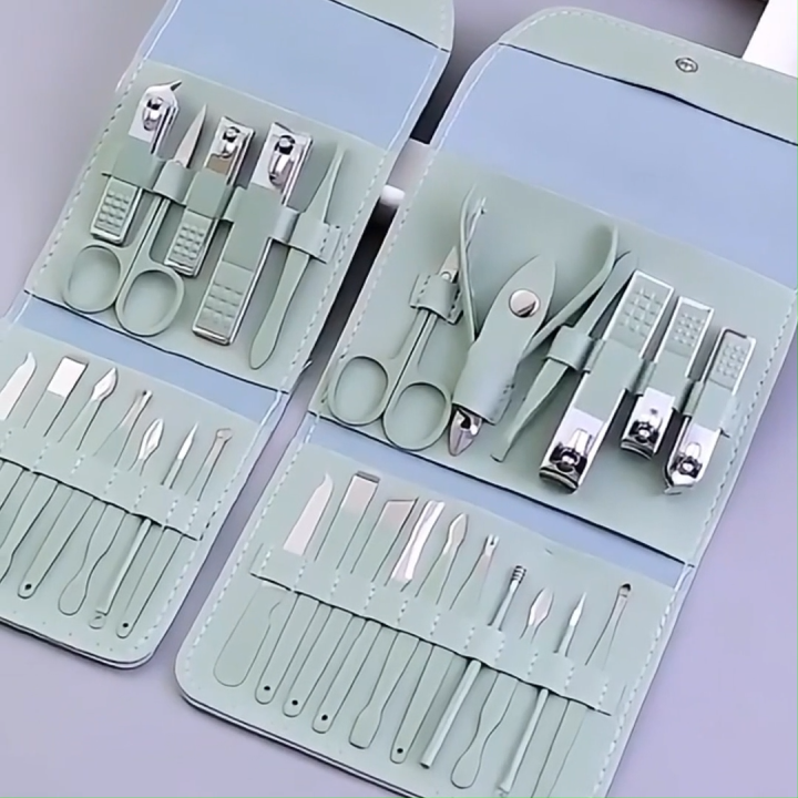 Manicure Set Stainless Steel Nail Clippers Set for Manicure/Pedicure /Grooming Cleaning Tools With High Quality Carbon Steel 4/16 Pcs