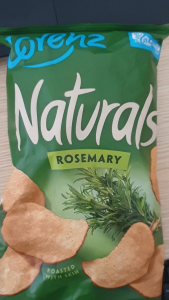 Snack khoai tây Lorenz Naturals vị lá hương thảo 100g nhập khẩu Đức