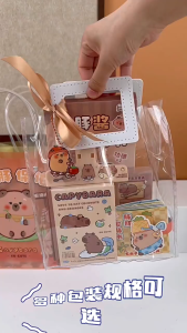 I Stationery ชุดเครื่องเขียน Capybara ความคิดสร้างสรรค์ โชคดี เซอร์ไพรส์ ของขวัญ อุปกรณ์การเรียน