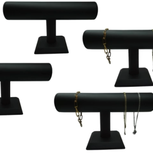 ดิสเพลย์โชว์เครื่องประดับ กระบอง1ชั้น แท่นโชว์กำไล สีดำ ขนาด ก5xย23x14 cm. จัดส่งรวดเร็ว สินค้าพร้อมส่ง