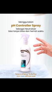 INAURA Ph Controller Spray Neutralizer 500ml STEP 2 TANPA BILAS Smoothing Rebonding Straightening