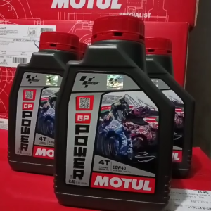 น้ำมัน MOTUL GP Power 4T (SAE 10W40 JASO MA2) - เกรดพรีเมี่ยม, คุณภาพสูง 0.8 ลิตร