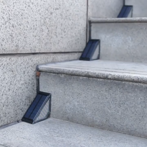 24LED LED Solar Step Lights Outdoor Waterproof Warm Stair Lights for Yard Pathway Patio Garden Sidewalk Front Door Yard Path Decorative Lighting