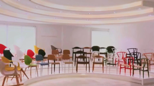 Ghế nhựa đúc nguyên khối ghế ăn có tựa lưng đan lưới Ghế hội nghị dự tiêc ghế cafe trà sữa màu sắc pastel nhẹ nhàng phân phối chính hãng bởi CobiHome