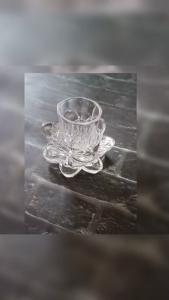 ชุดแก้วน้ำถวายพระบนหิ้งพระ ฐานดอกไม้ รุ่น 3502 3911 3655 3955 3793