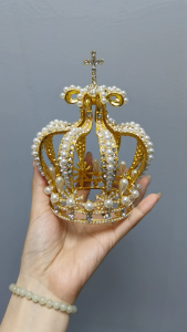 Bride Diadem Royal Queen King Bridal Crown Prom Wedding Tiaras and Crowns Hair Jewelry Pageant Head Ornaments miss universe crown ladies crown pageant crown small crown crown for saints