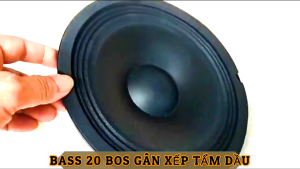 Loa bass 20 Bos gân vải tẩm dầu từ 100 ráp loa thùng karaoke nghe nhạc-giá 1 cái