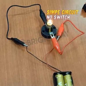 SET 1 (6 in 1) Students Electrical Circuit School Electronic Kits Experiment Set With On/Off Lamp Student Kits Projects
