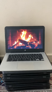 15 INCH HP SUPER SLIM LAPTOP CHROMEBOOK 4GB RAM 16GB SSD hd web came