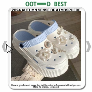 DMshoes   สต๊อกแน่น พร้อมส่ง รองเท้าแตะหัวโตสวยๆ มาพร้อมเซ็ทอะไหล่ตกแต่งรองเท้า ลายนี้คือจึ้งมาก สาวๆห้ามพลาด สวย ทน ใส่สบาย ราคาสบายกระเป๋า