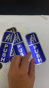 สติ๊กเกอร์ผลักดึง ป้ายดึงผลัก ป้ายผลักดึง ป้ายผลัก ป้ายดึง ติดกระจกติดประตู (1 ชุด 2 ชิ้น รุ่นติดง่ายมากๆค่ะ )