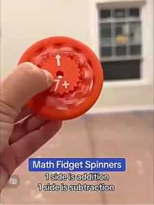 Mathematics Fidget Spinner Educational Spin Toy Learning Arithmetic Tools Addition Subtraction Multiplication Division
