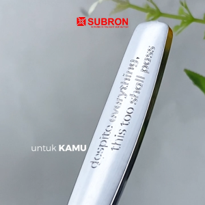 SUBRON 12pcs Sendok Garpu 25gr Makan Spoon Fork Stainless Rumah Resto