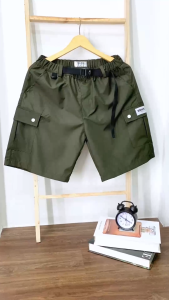 HUMANSDIE - Celana Pendek Cargo Parasut Olive