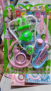 Mainan Perlengkapan Dokter Set Hadiah Anak GA 11011 | The Doctor Tools Warna Warni Murah Meriah Lengkap Bolpoin Dan Kaspsul Obat | Mainan Dokter Dokteran Berbahan Plastik Cocok Untuk Anak Cewek Dan Cowok
