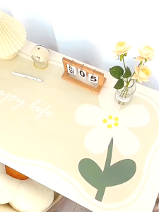 Taplak Meja Aesthetic Leather Kulit Taplak Meja Premium Quality Waterproof Ketebalan 1.2mm AntiLecet