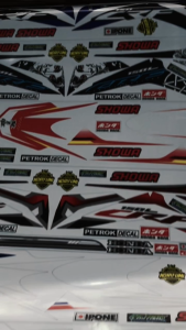 STRIPING VARIASI KAWASAKI DTRACKER 150 SE / STIKER LIST VARIASI DTRACKER 150 SE