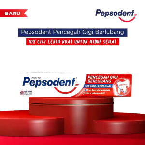 PEPSODENT Pasta Gigi Pencegah Gigi Berlubang | Anti-cavity Toothpaste Dengan MikroKalsium | 10X Gigi lebih kuat