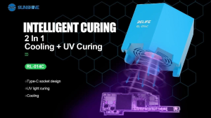 UV ตู้อบกาว อบเล็บ แบบ UV RELIFE RL-014C พัดลม+ ไฟฉายไฟ UV ชุดสาร