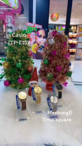 CASIO LTP-E157 หน้าปัด32มม. นาฬิกาหญิง  สายสแตนเลส กันน้ำ คาสิโอแท้ รับประกันศูนย์1ปี