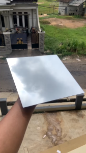 Kaca Cermin Rectangular ASLI KACA 100% Ukuran 24CMX24CM Termurah COD/Sudah ada perekat tinggal tempel/Kaca Cermin Kotak Dekorasi Dinding Rumah Minimalis/Kalau Pecah Garansi Uang Kembali