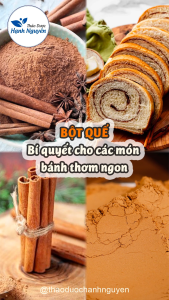 Bột quế nguyên chất 500g mịn thơm làm bánh làm gia vị pha trà xông nhà khử mùi