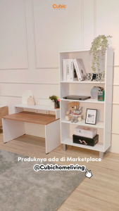 Cubic Meja Komputer Rumah / Meja Kerja Lesehan Minimalis / YAGI LT 81