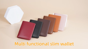 Baellerry Bi-Fold Classic Slim PU Leather Wallet For Women