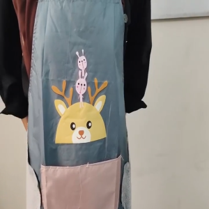 Bisa COD - Celemek Anti Air dan Minyak Dewasa Celemek Masak Dewasa Anti Air & Apron Masak Kain Celemek Untuk Kerja Celmek Clemek / Baju Masak Wanita Apron Chef Celemek Barista Kopi Celemek Dapur Apron Anti Air Celemek Untuk Potong Pangkas Rambut / BS 318