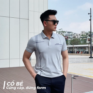 Áo Polo Nam Guzado Thiết Kế Họa Tiết Sang Trọng Vải Lacoste Mềm Nhẹ Mát Mẻ GPS209