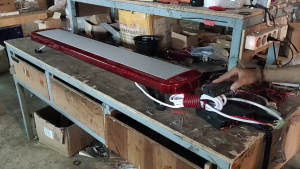 Lampu LED Rotary Slim 8401 Emergency 12v(hanya lampu aja)ambulance/patwal/polisi/satpol ppdamkar dan jasamarga